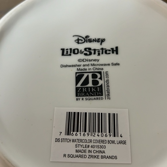 NWT Disney Stitch Bowl with Lid - Picture 2 of 3
